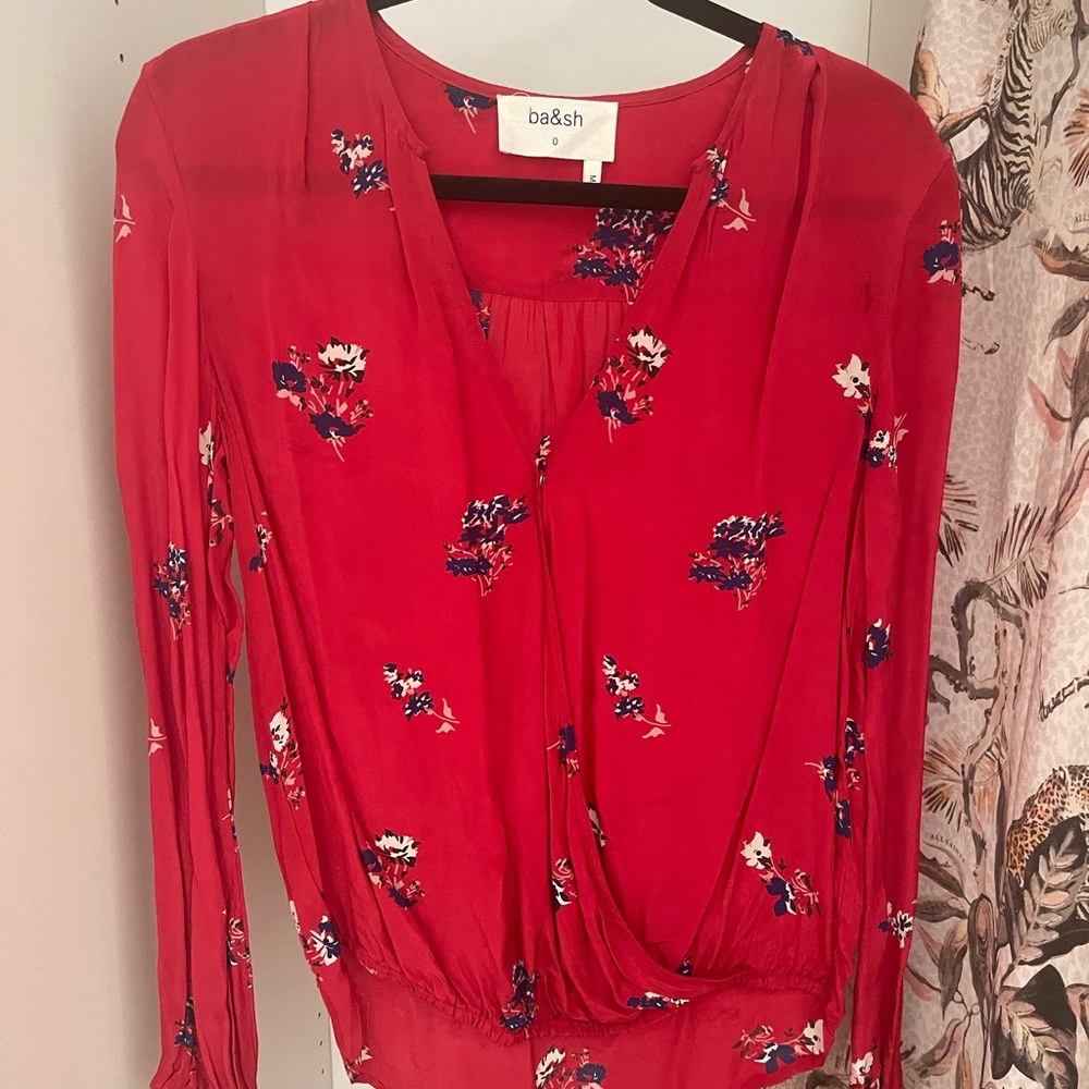Ba&sh silk top